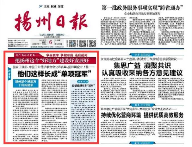 轉(zhuǎn)載丨聚焦主業(yè)“十年磨一劍"，他們這樣長成“單項冠軍”